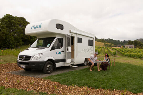 maui self contained Wohnmobil in Neuseeland