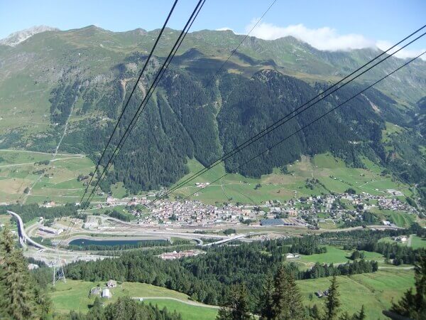Aussicht auf Airolo
