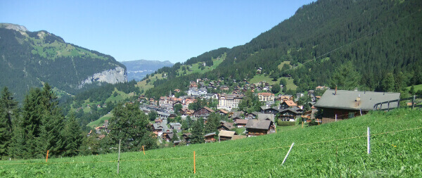 Aussicht von Wengen