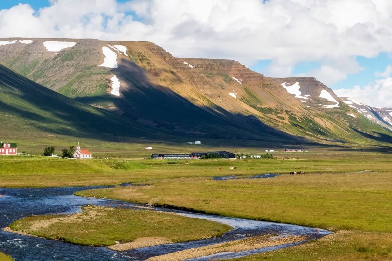 Landschaft am Skagafjörður