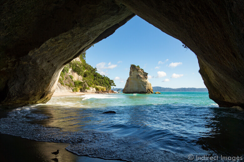 Cathedral Cove bei Flut