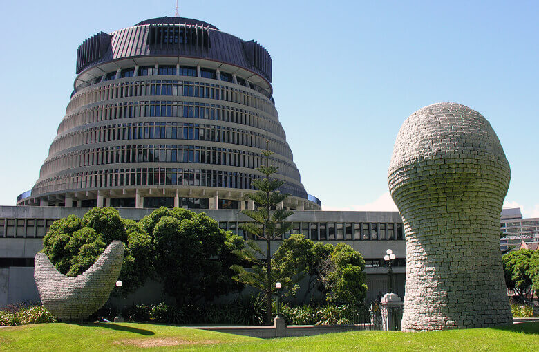 Das Parlamentsgebäude von Wellington