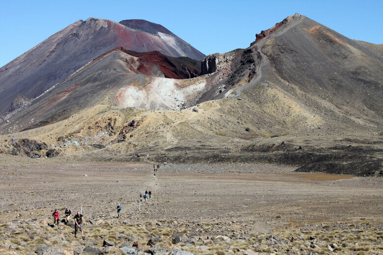 Wanderung im Tongariro National Park