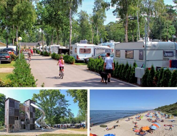 Campingplatz an der Ostsee