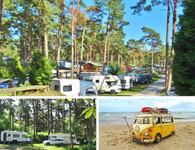 Campingplatz an der Ostsee