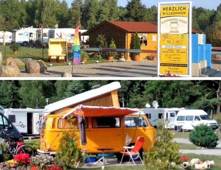 Campingplatz an der Ostsee