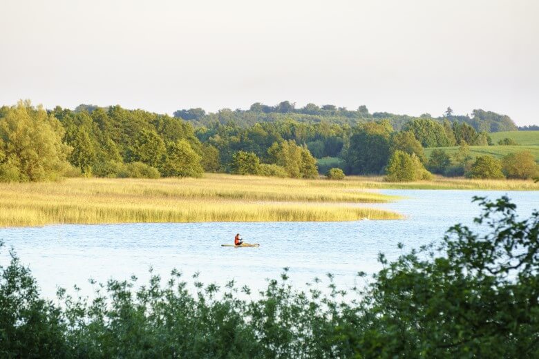 Kanu fahren auf der Sternberger Seenplatte