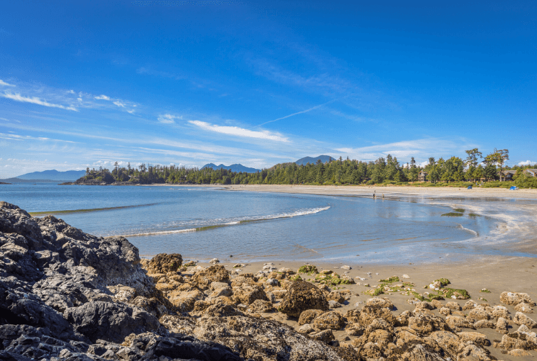 Campen am Meer in Kanada