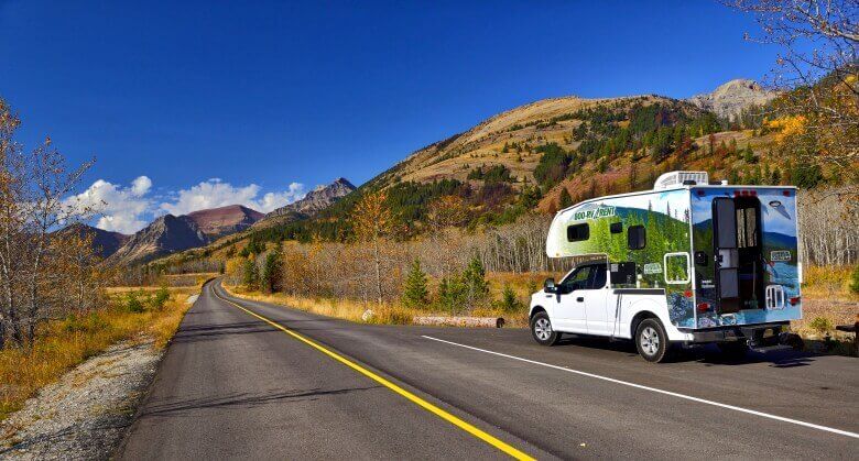 Truck Camper von Cruise America in Kanada