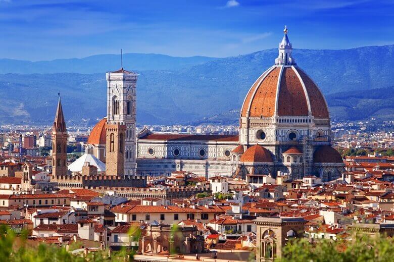 Atemberaubender Blick über Florenz in der italienischen Toskana