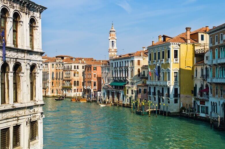 Die berühmten Kanäle von Venedig in Italien