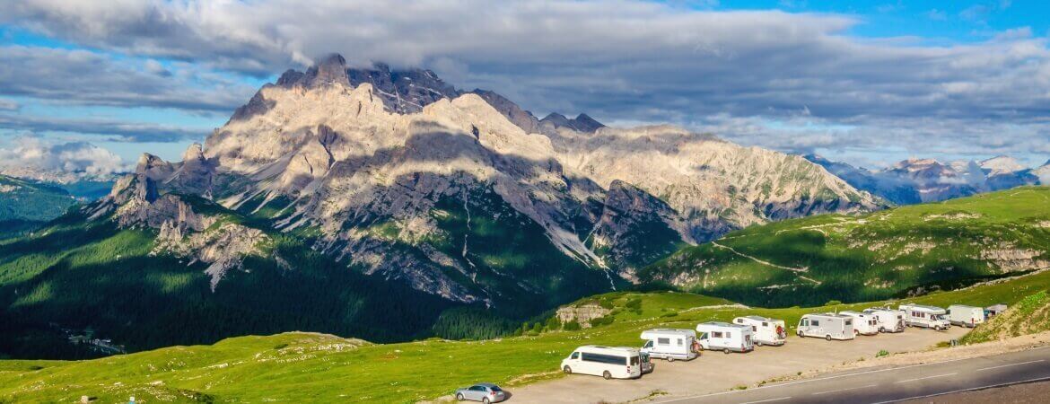 Traumhafter Wohnmobil-Stellplatz in den italienischen Dolomiten