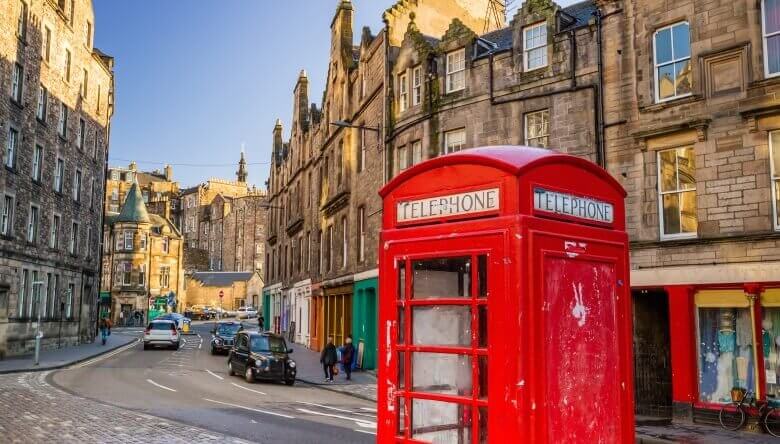 Das historische Zentrum von Schottlands Hauptstadt Edinburgh