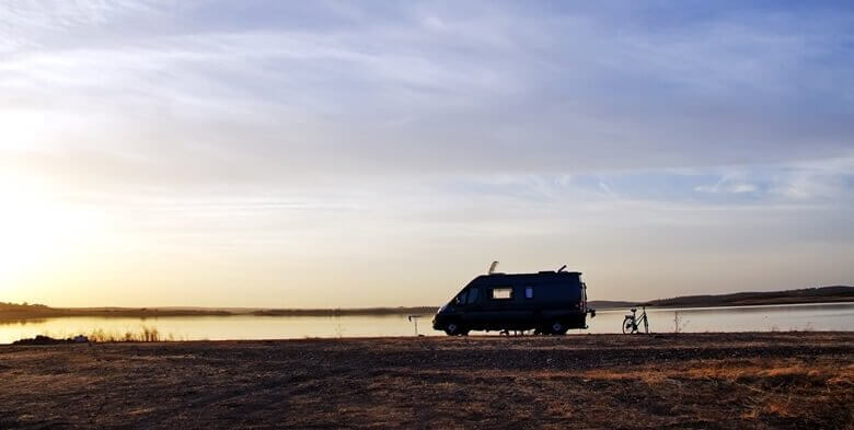 Wohnmobil in Potugal am Meer