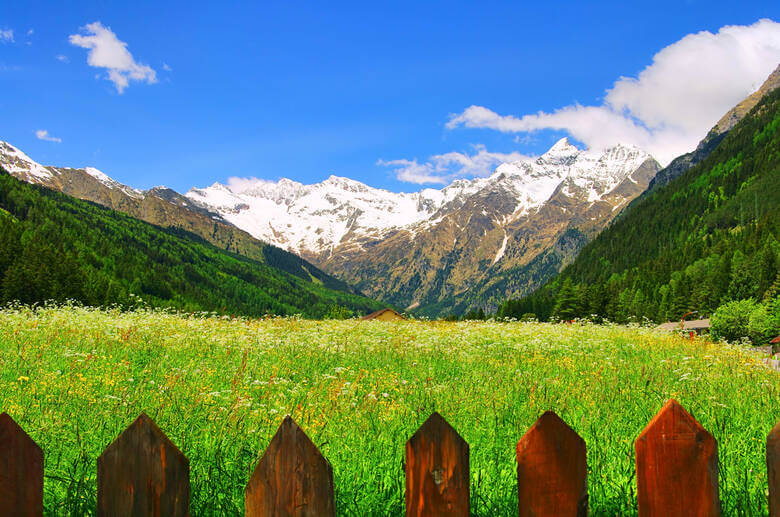 Blick auf das Pflerschtal in Südtirol