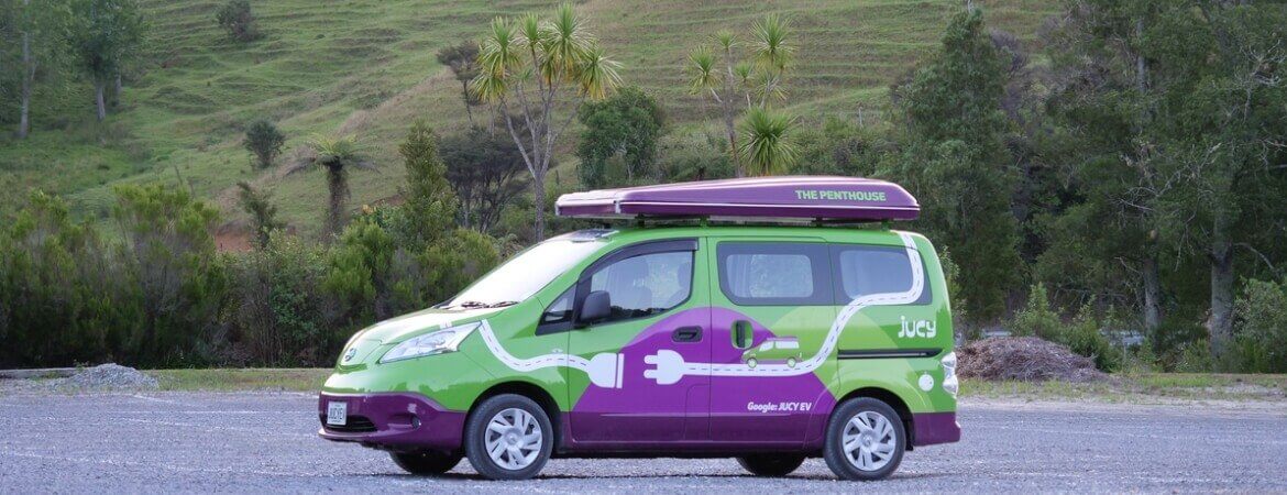 Grün unterwegs: Elektro-Wohnmobil für Neuseeland über CamperDays buchbar -  CamperDays-Blog