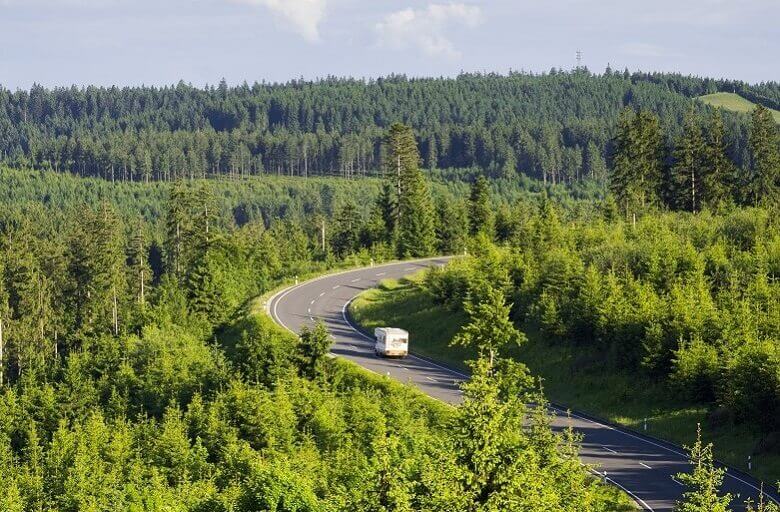 Die Hochschwarzwaldstraße gehört zu den schönsten Wohnmobil-Touren in Deutschland