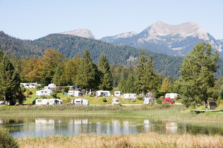 Campingplatz Tennessee in den Alpen