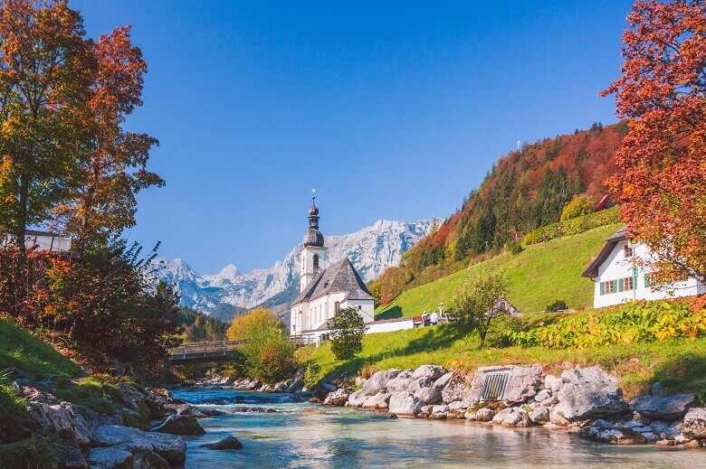 Ramsau in Berchtesgaden im Herbst