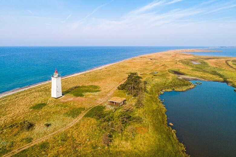 Hyllekrog Fyr in Dänemark