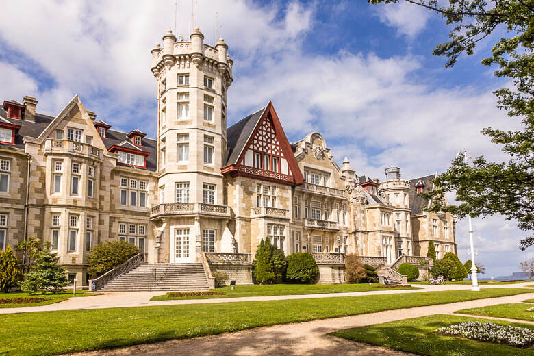 Königspalast auf der Magdalena-Halbinsel in Santander, Kantabrien, Spanien