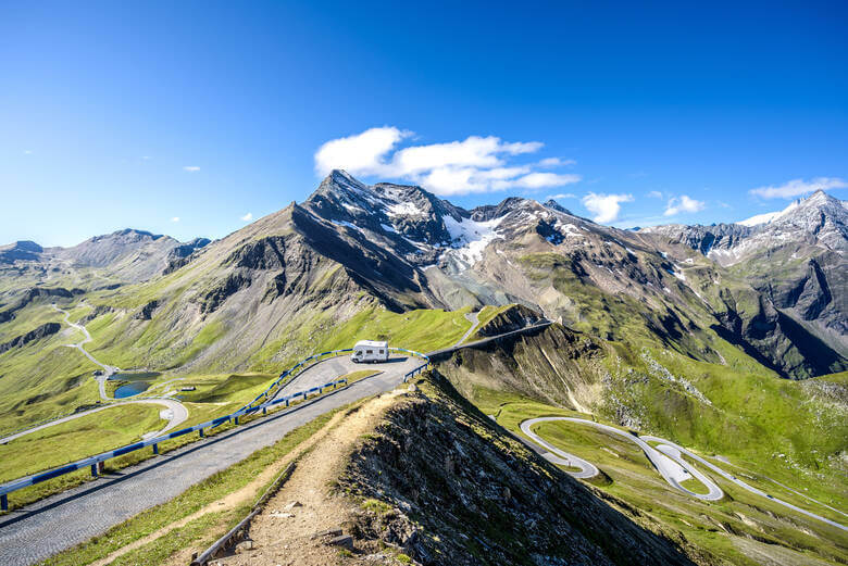 Großglockner-Hochalpenstraße mit Camper