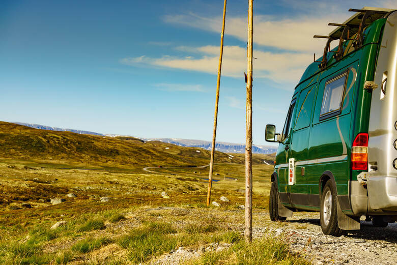 Camper im Nationalpark Hardangervidda in Norwegen