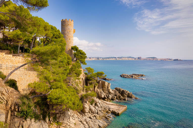 Wandergebiet an der Costa Brava am Campingplatz Treumal