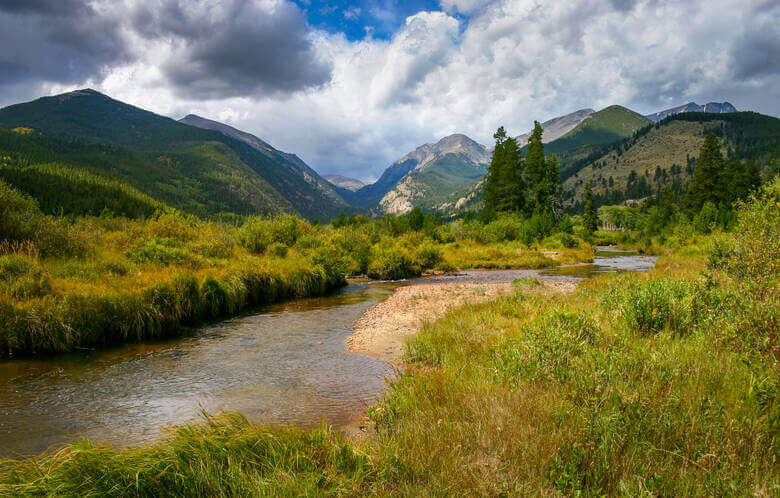 Thompson River im Rocky Mountain National Park, Colorado, USA