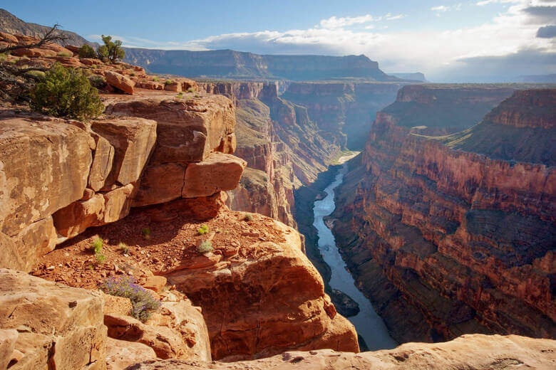 Die Aussicht auf den Grand Canyon vom Toroweap Point