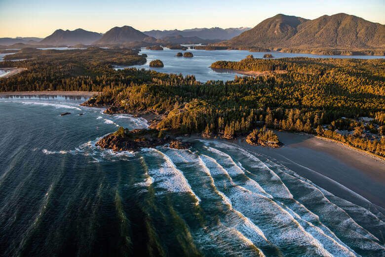 Naturbelassener Strand auf den Vancouver Islands
