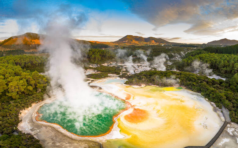 Heiße Quellen bei Rotorua