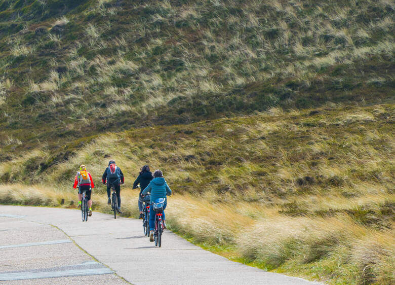 Radfahren an der Nordsee auf gut ausgebauten Wegenetzen