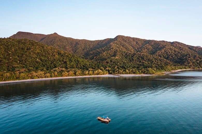 Boot vor der Ostküste in Australien