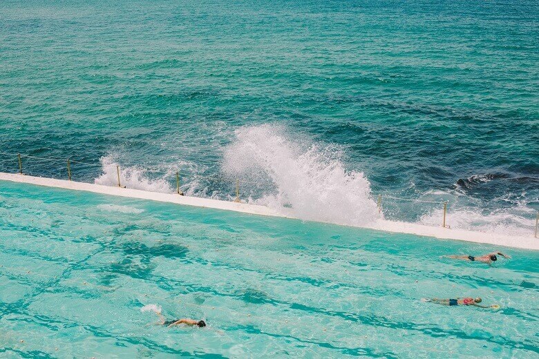 Pool am Bondi Beach in Australien