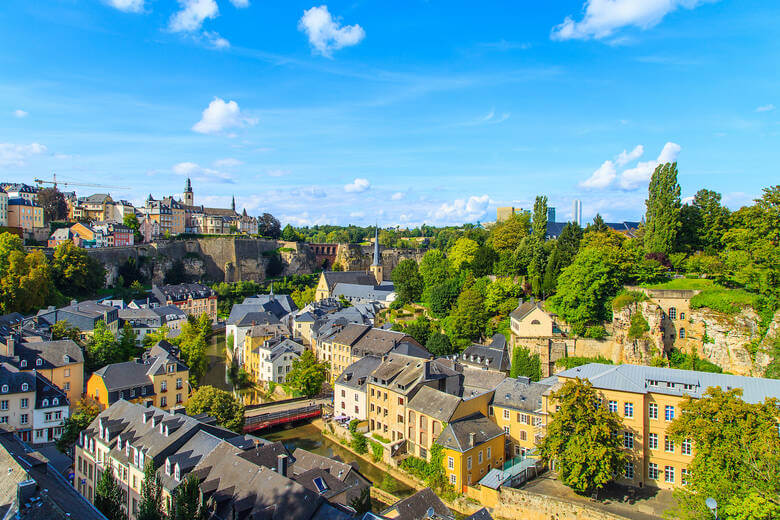 Die Unterstadt von Luxemburg