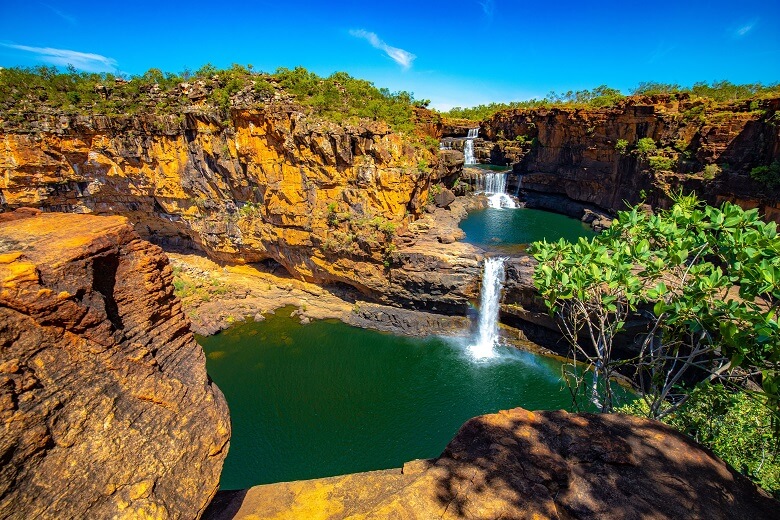 Wasserfälle im Purnululu-Nationalpark in Australien