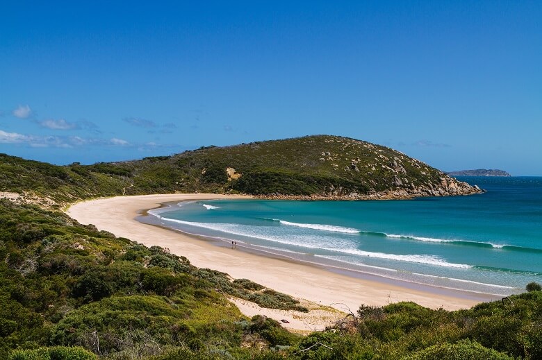 Einer der schönsten Strände in Australien 